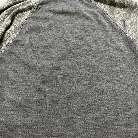 Smartwool Gray Merino 250 Crossover Neck Top - Picture 7 of 9